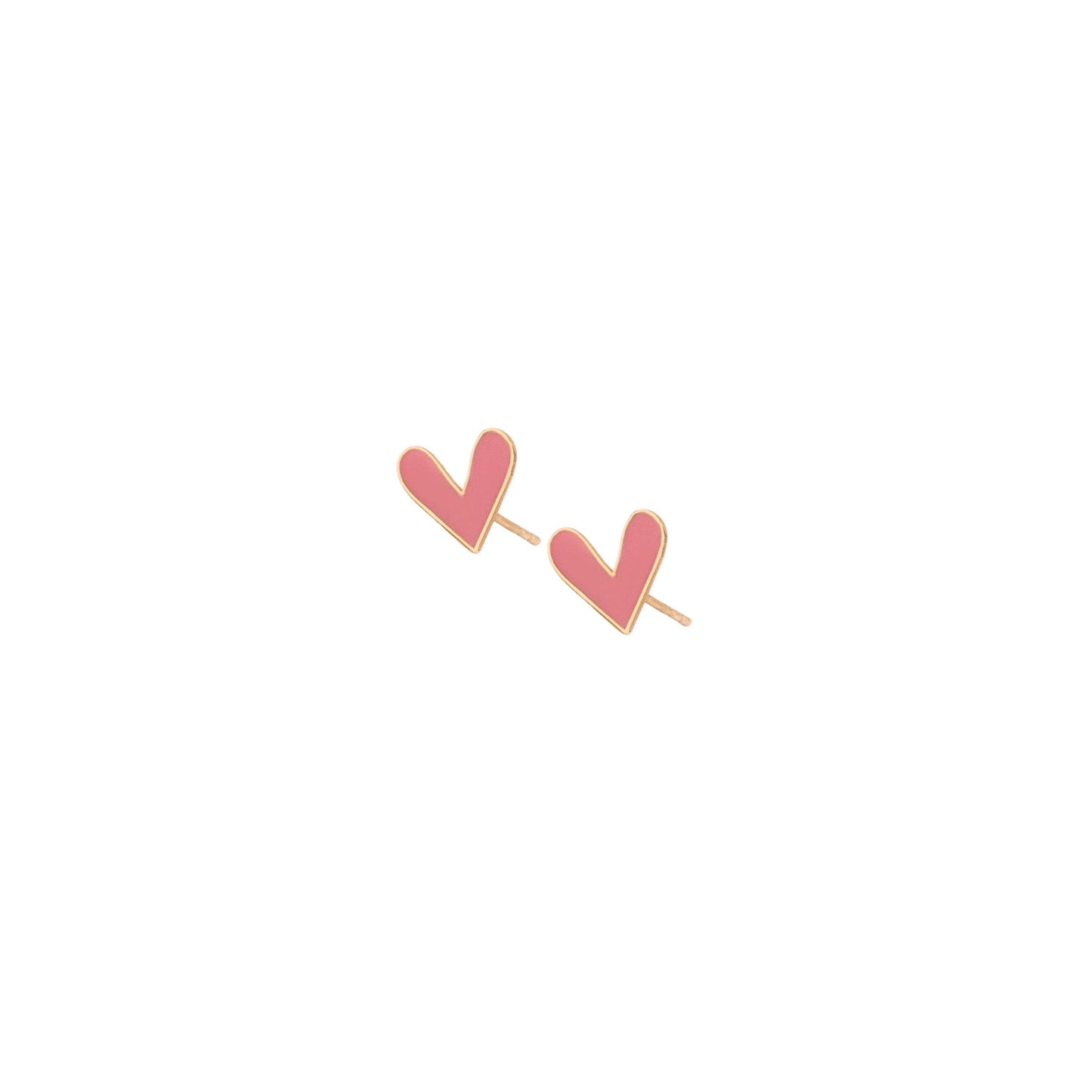 925 Sterling Silver Pink Barbara Earrings