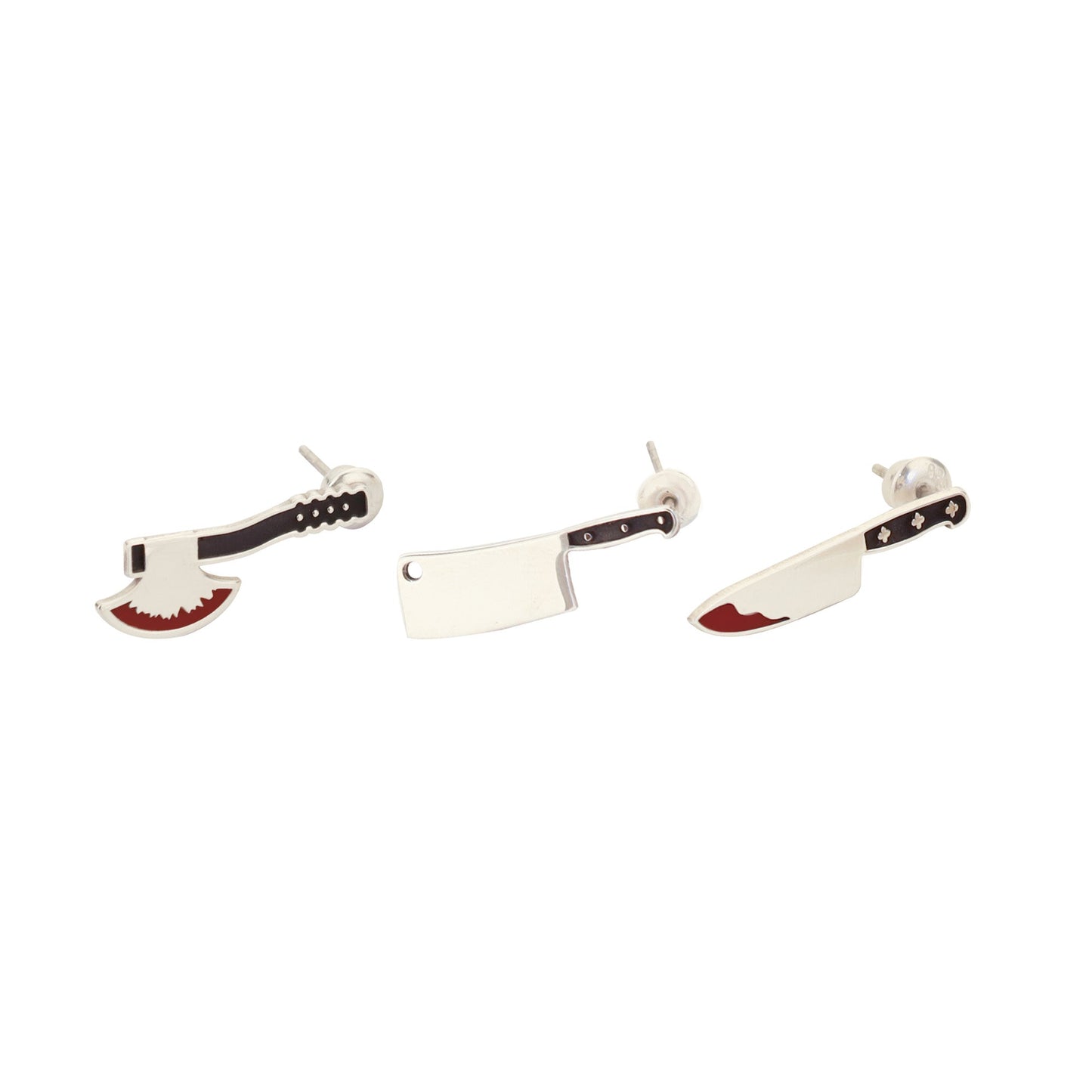 Knife Earrings - Bloody Axe Earrings - Axe Earrings - Halloween Jewelry