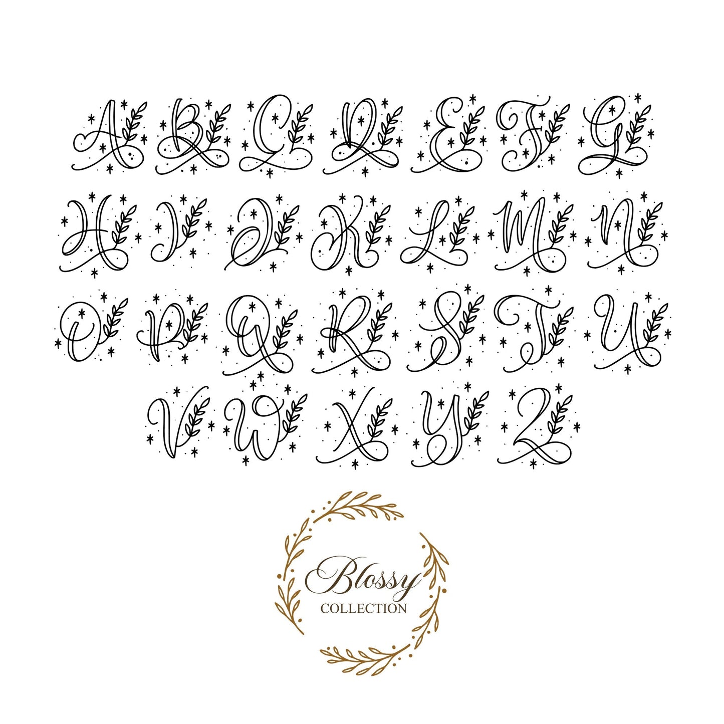 925 Sterling Silver Dangle Letter Earrings