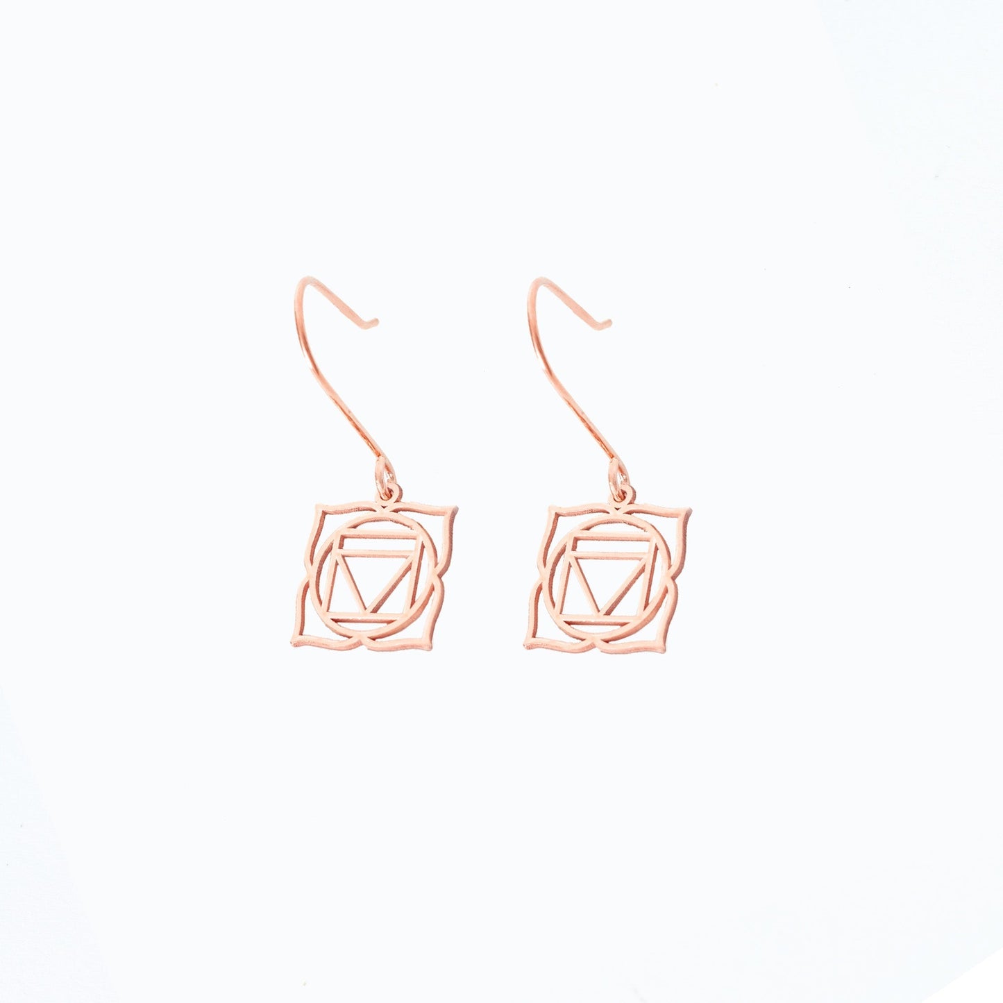 925 Sterling Silver Root Chakra Earrings