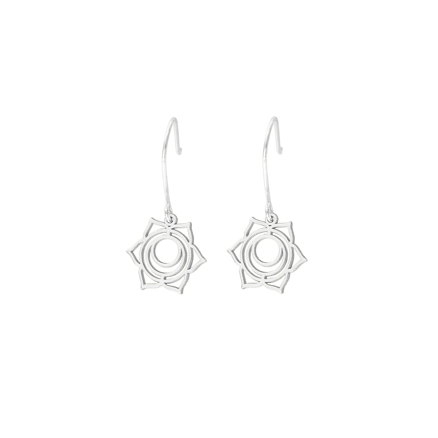 925 Sterling Silver Sacral Chakra Earrings