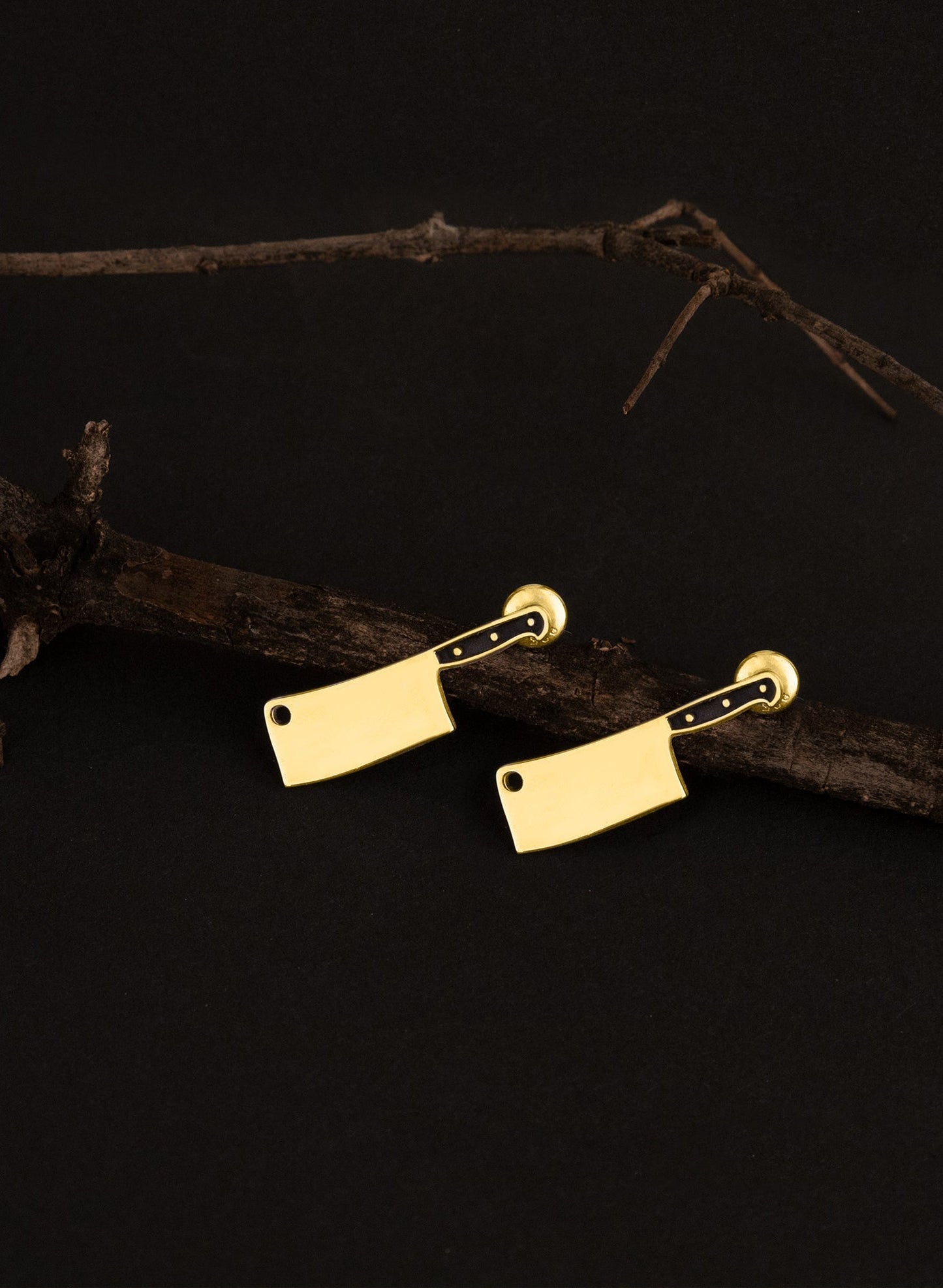 Knife Earrings - Bloody Axe Earrings - Axe Earrings - Halloween Jewelry