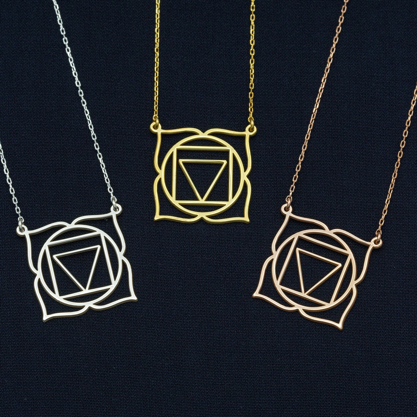 925 Sterling Silver Root Chakra Necklace