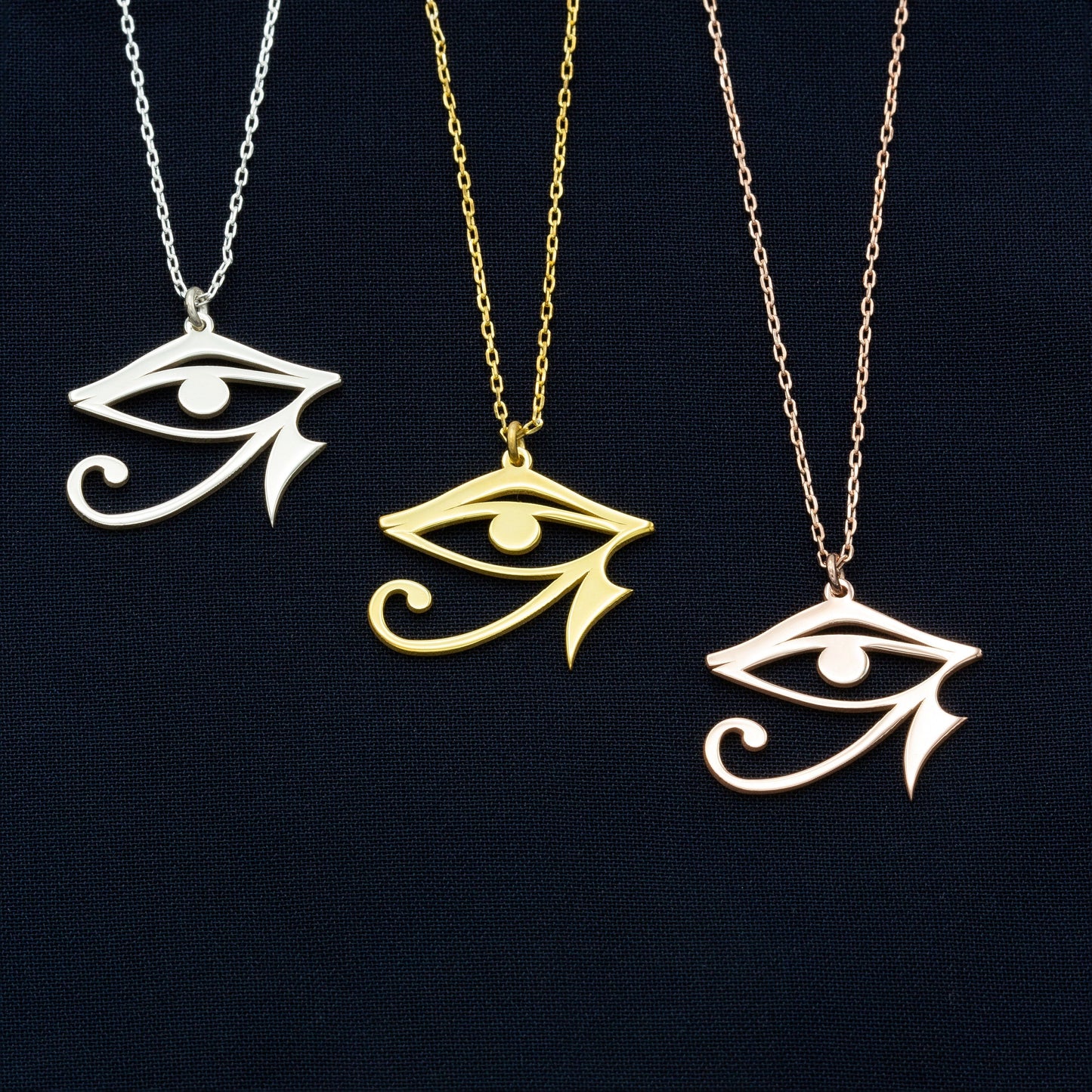 925 Sterling Silver The Eye of Ra Necklace