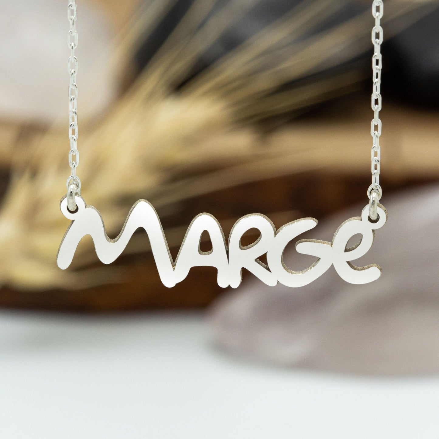 925 Sterling Silver Personalized Name Necklace