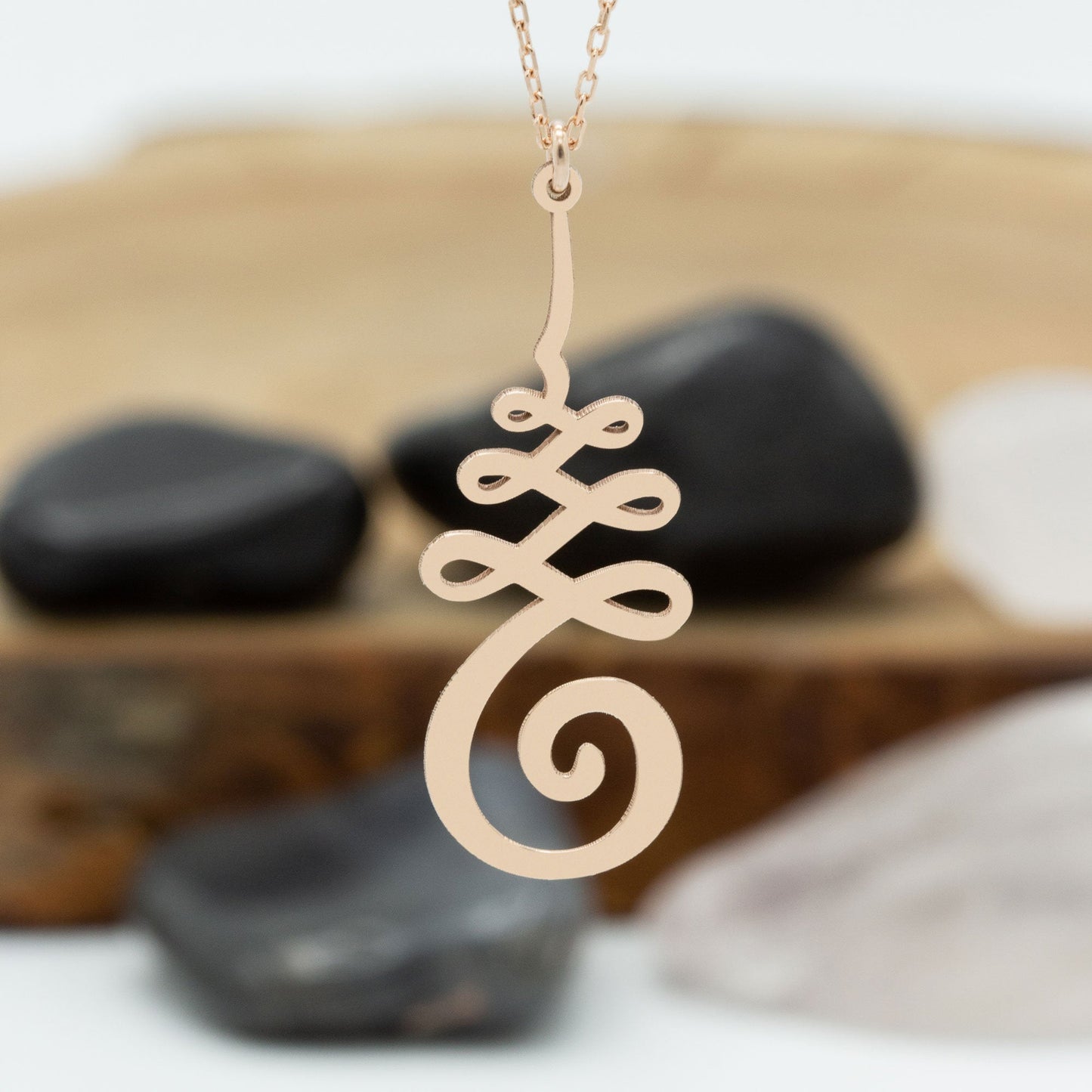 925 Sterling Silver Unalome Necklace