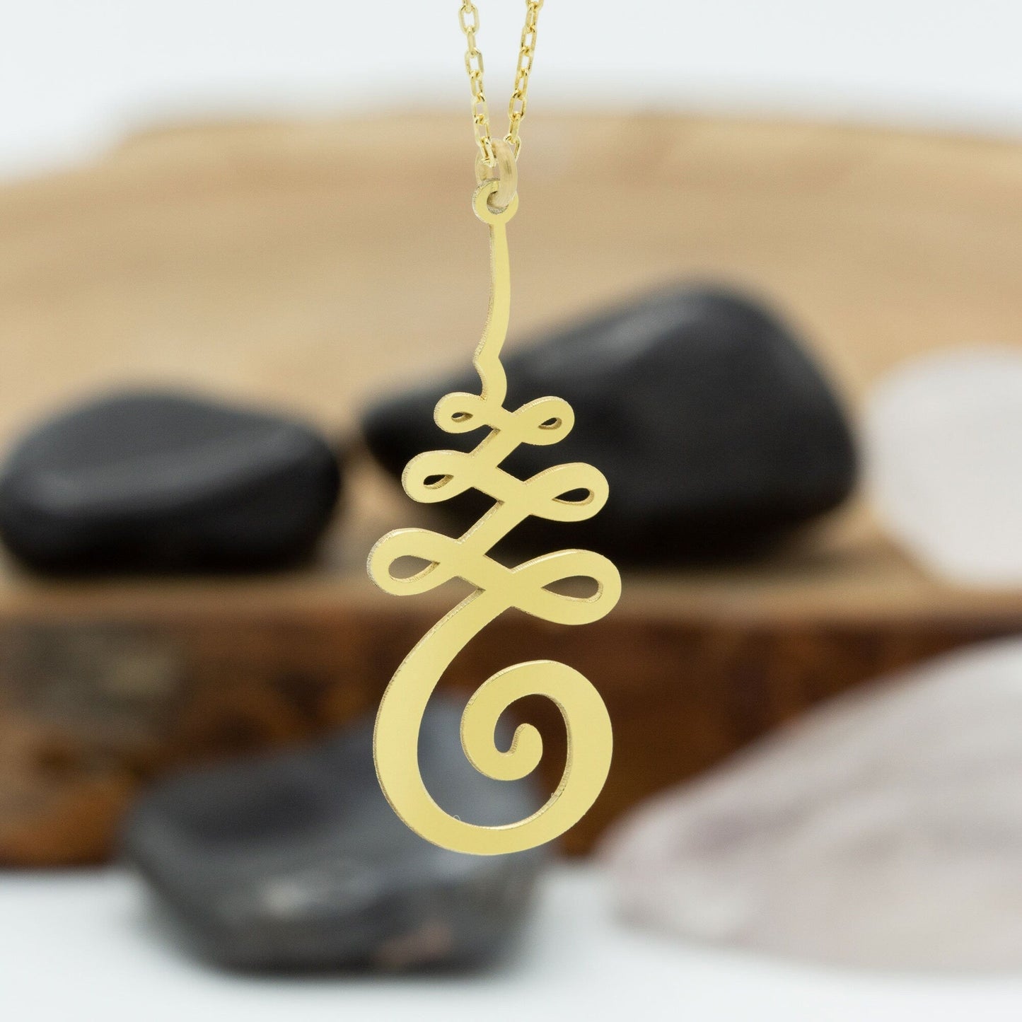 925 Sterling Silver Unalome Necklace