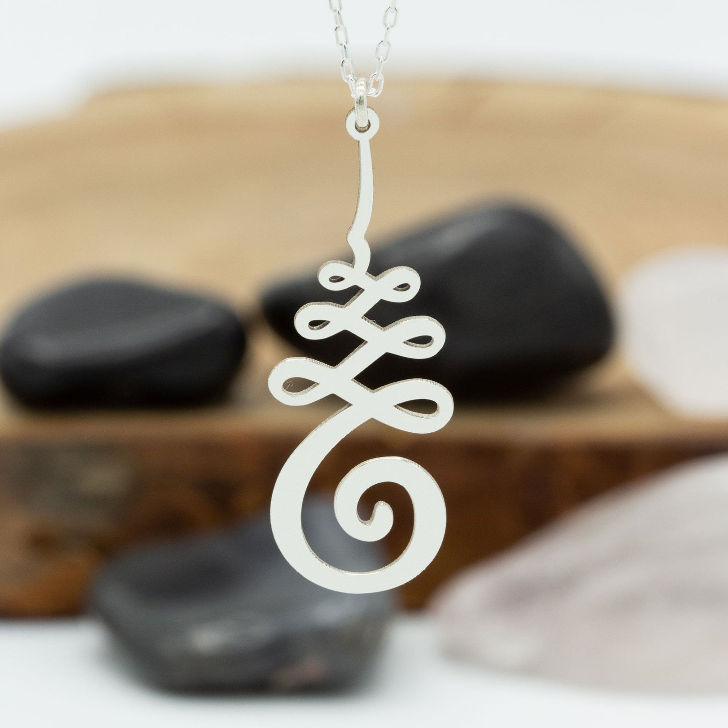 925 Sterling Silver Unalome Necklace