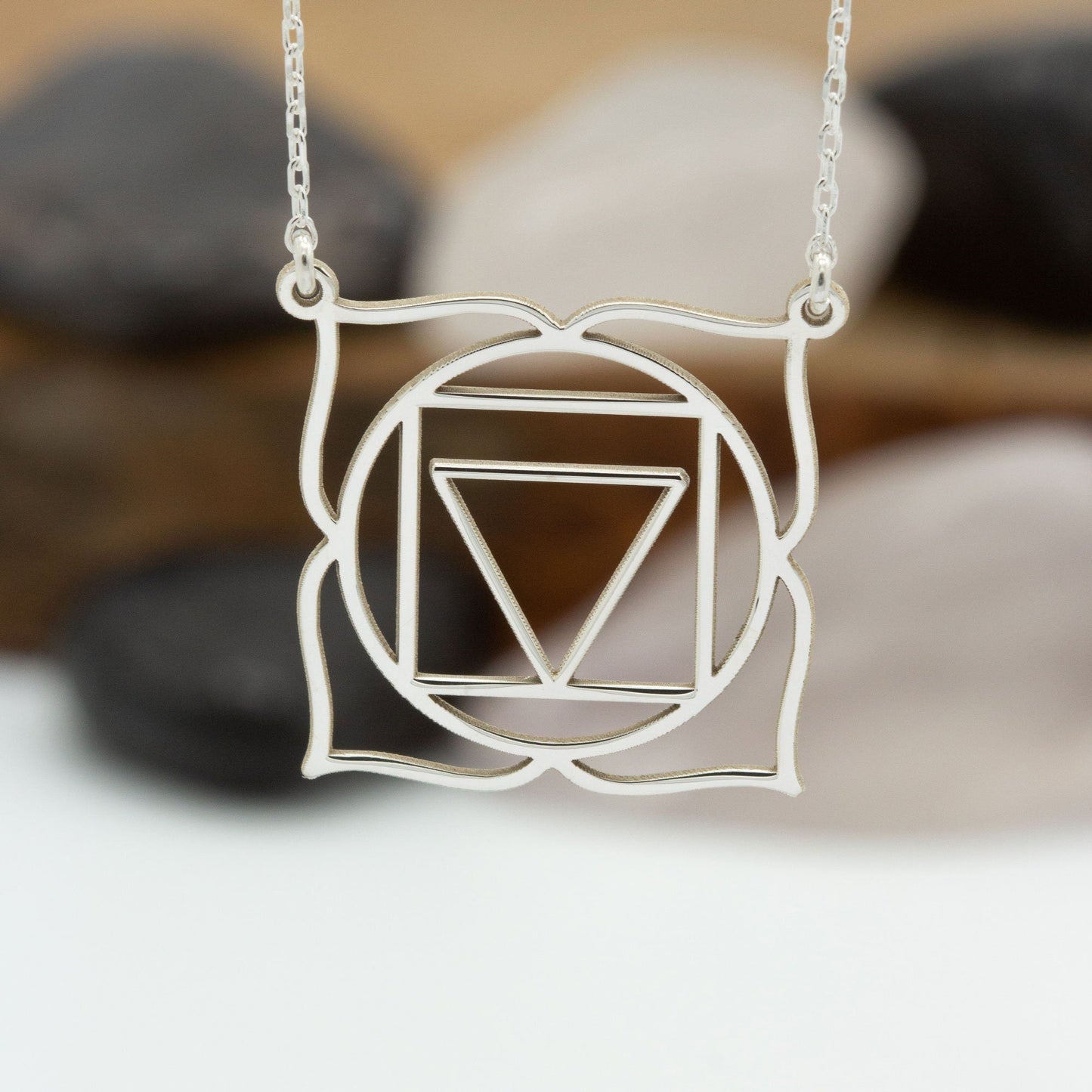 925 Sterling Silver Root Chakra Necklace