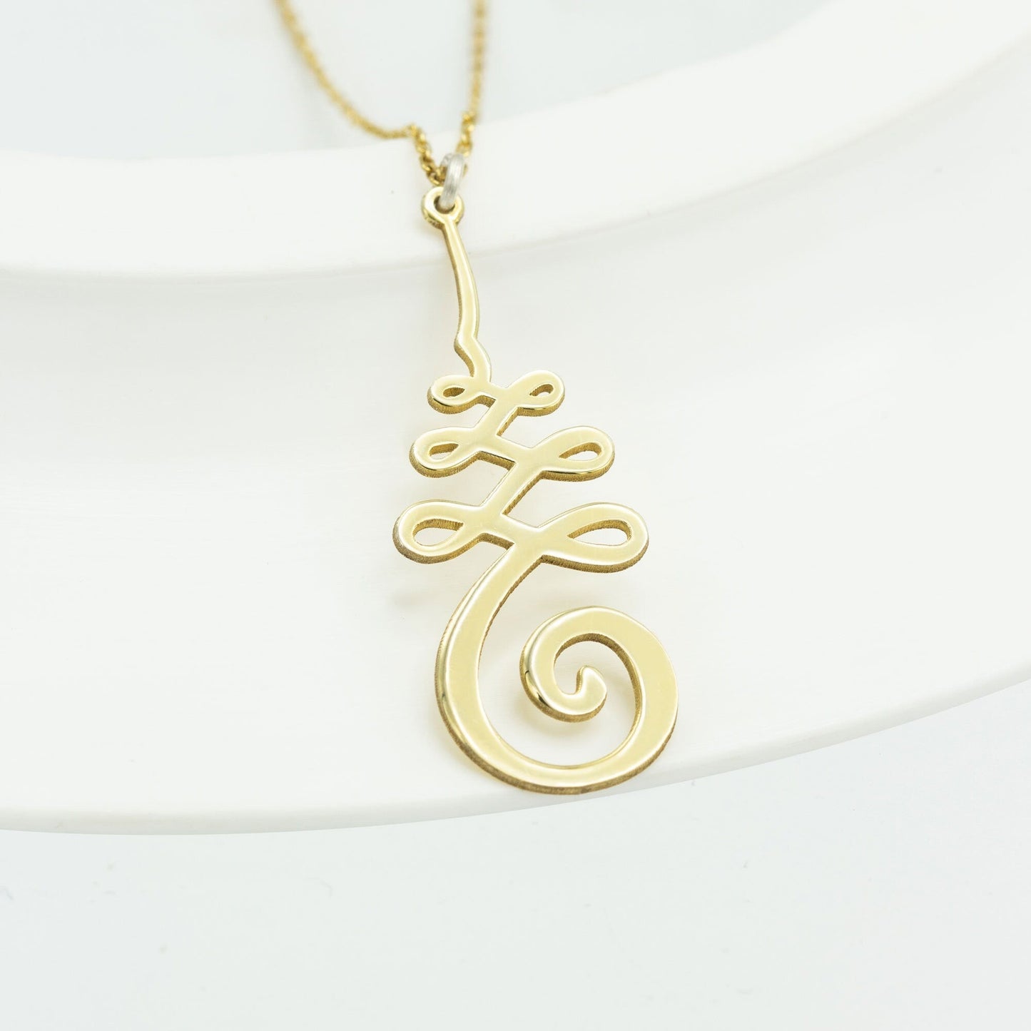 925 Sterling Silver Unalome Necklace