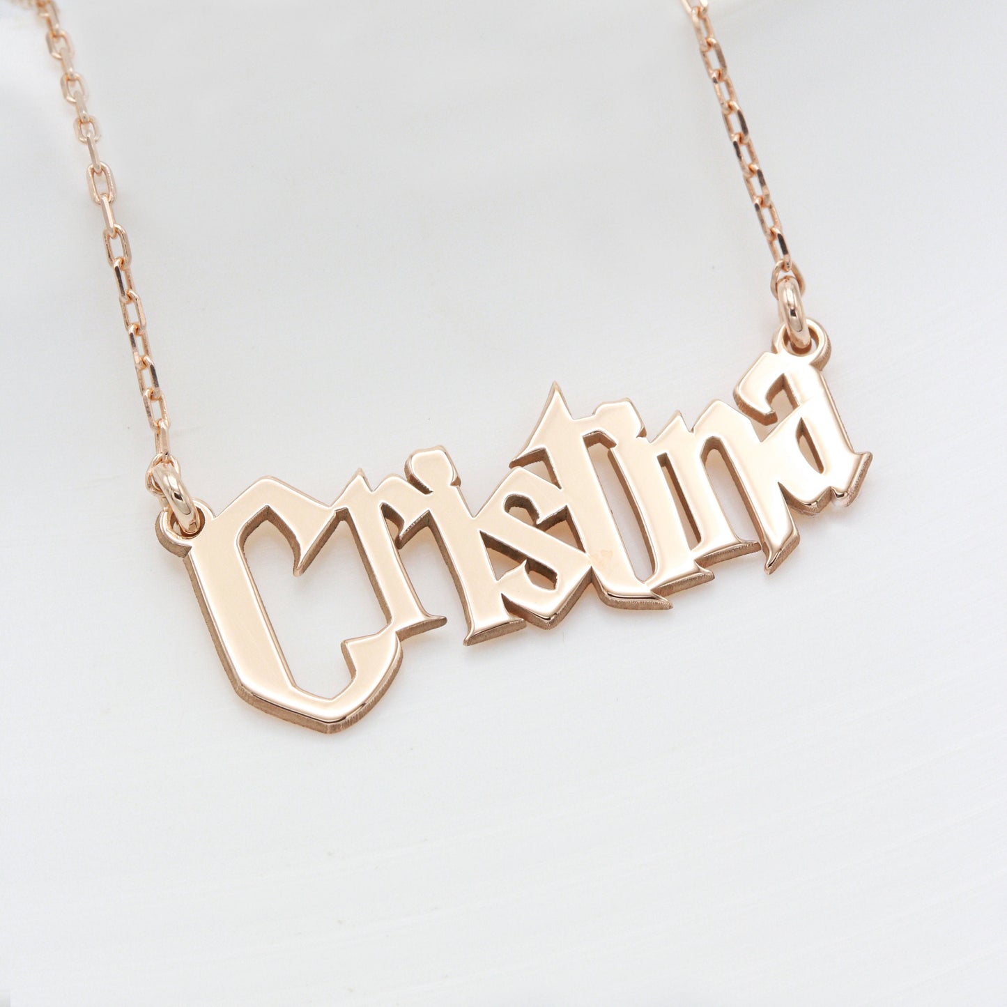 925 Sterling Silver Personalized Wizard Harry Potter Name Necklace