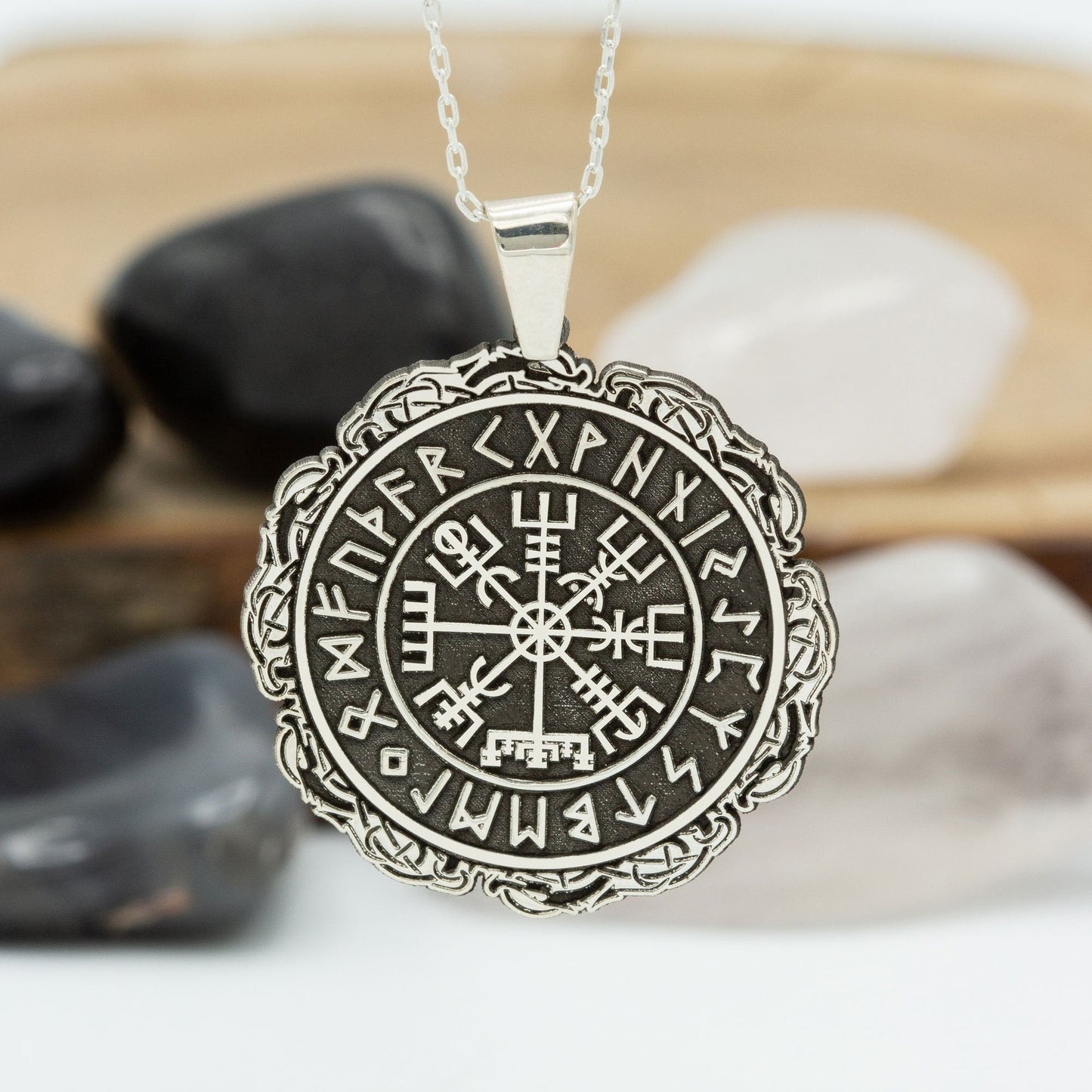 925 Sterling Silver Personalized Norse Vikings Amulet