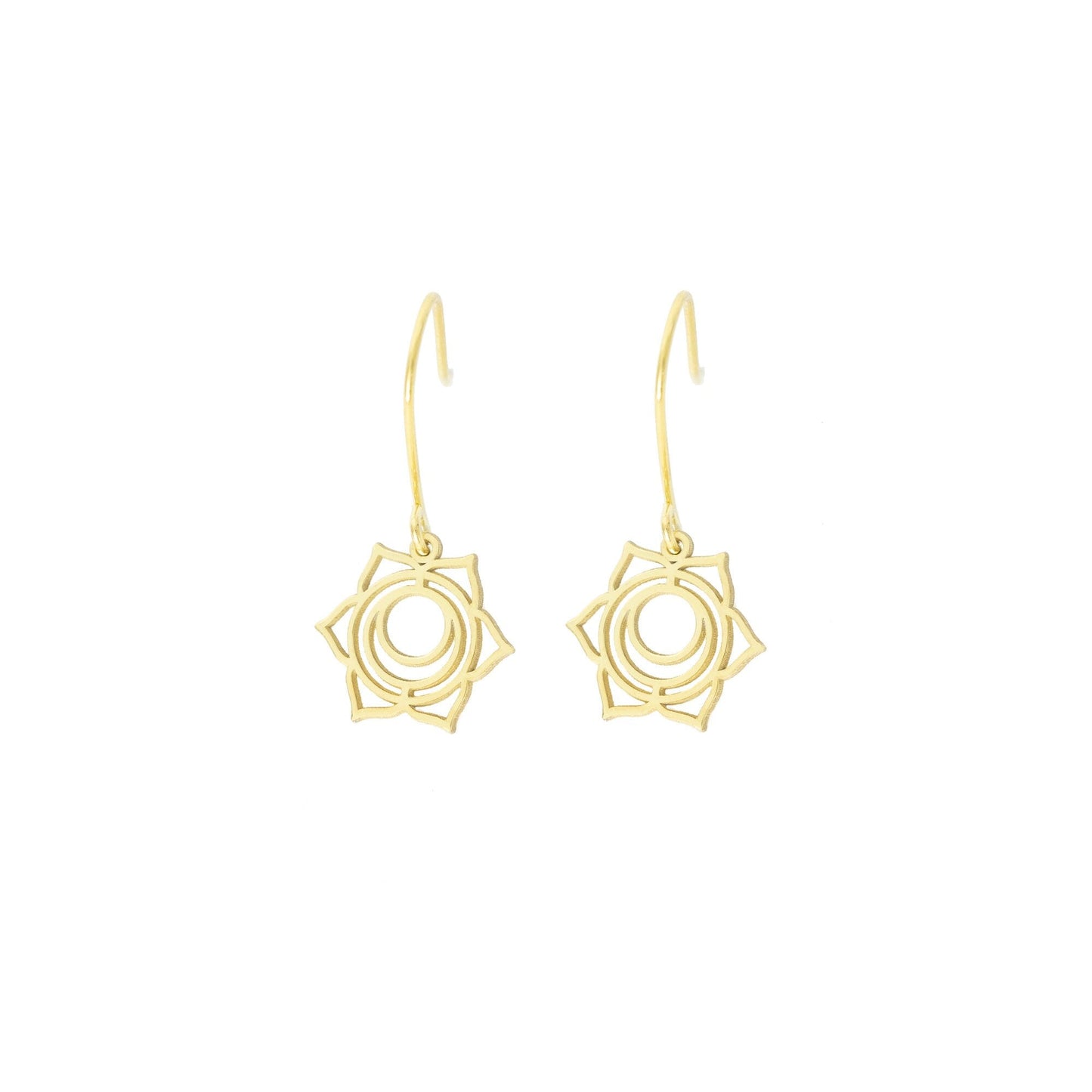 925 Sterling Silver Sacral Chakra Earrings