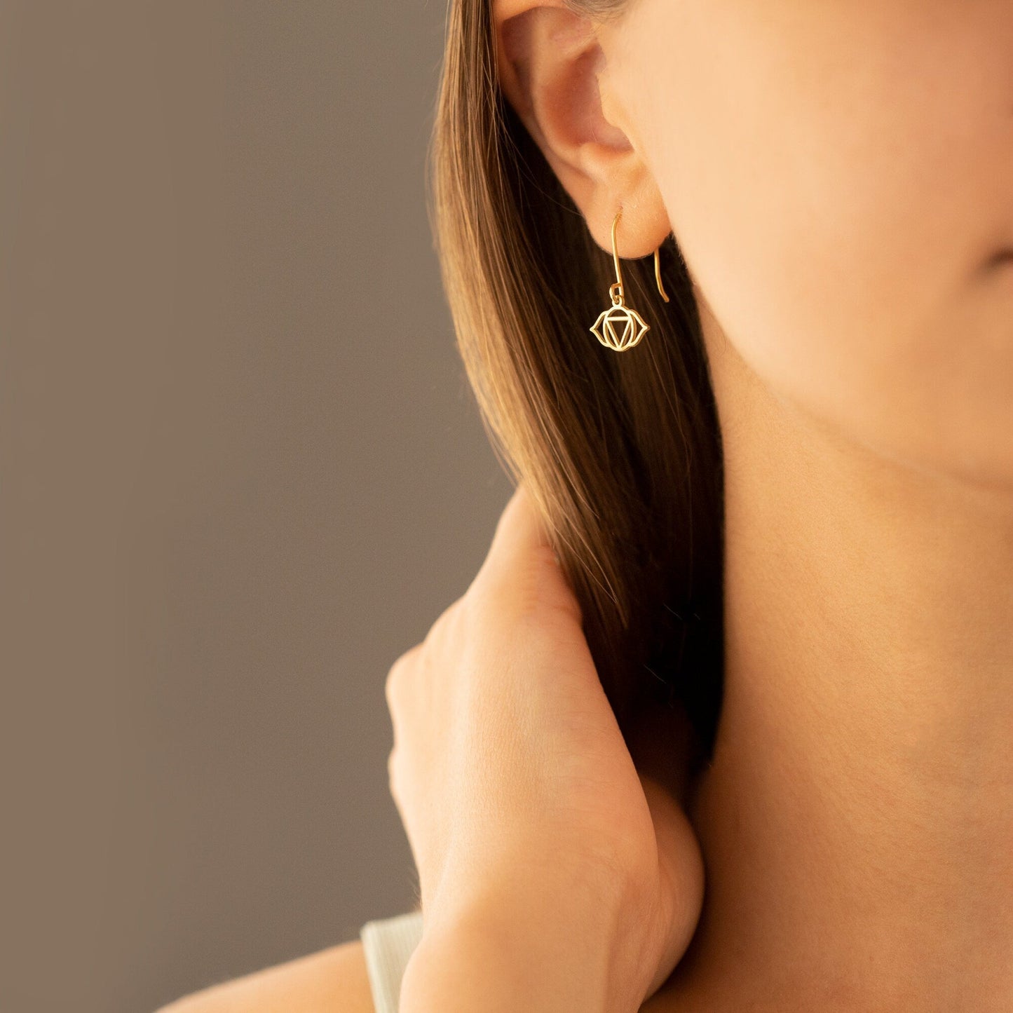 925 Sterling Silver Third Eye Chakra Earrings