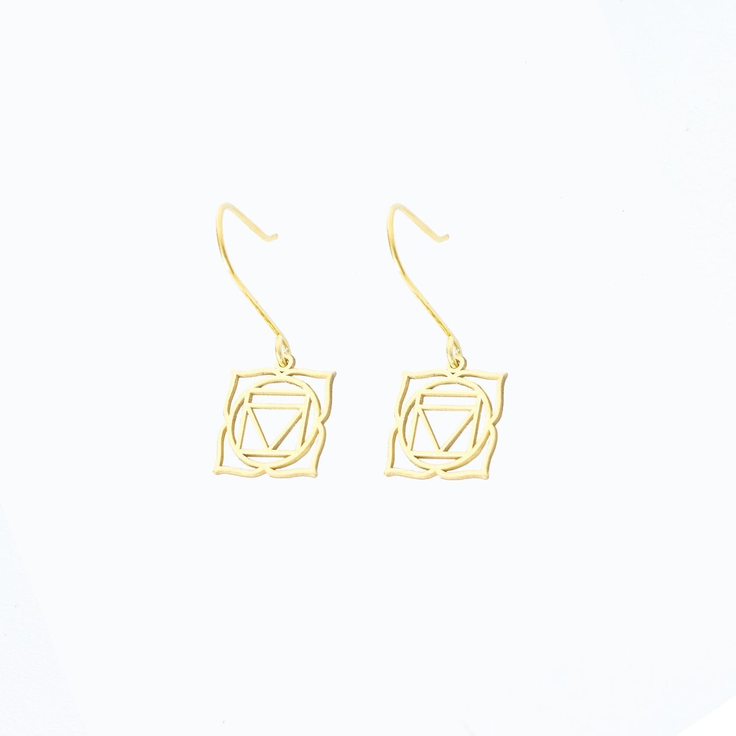 925 Sterling Silver Root Chakra Earrings