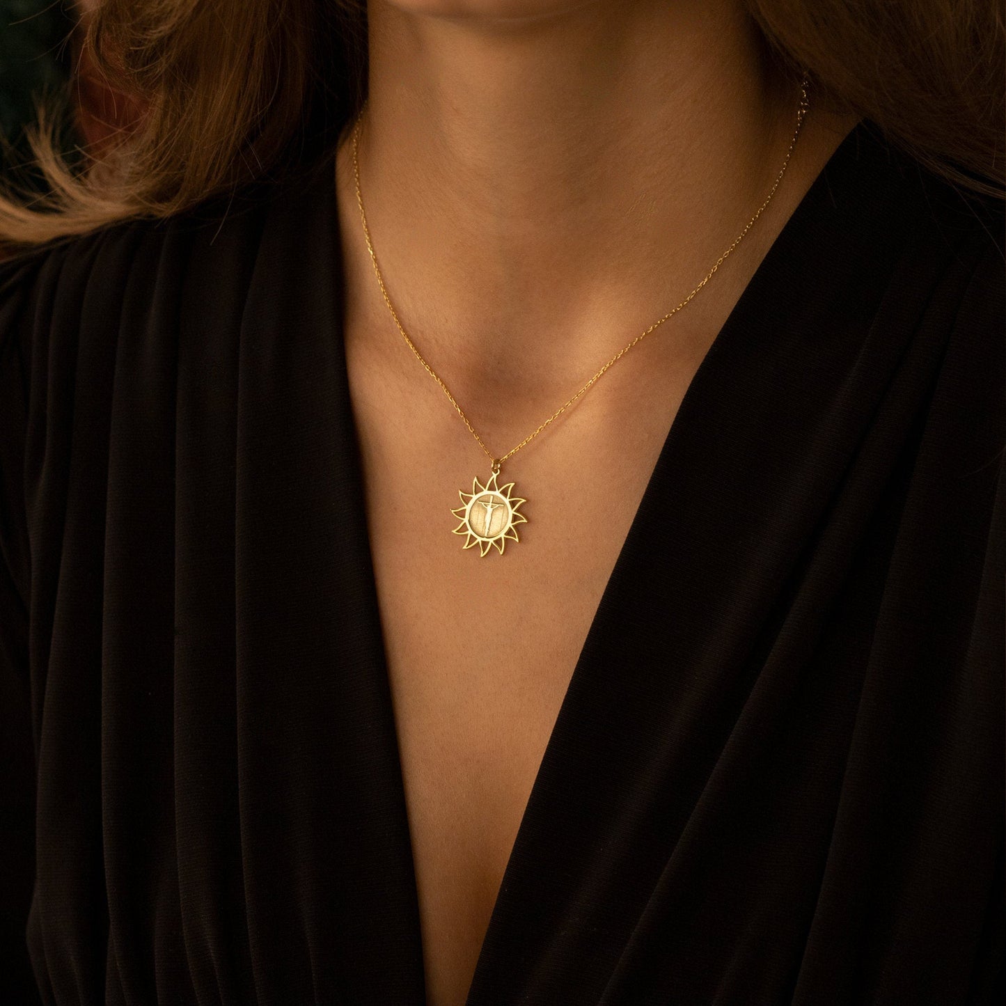 925 Sterling Silver Jesus Necklace