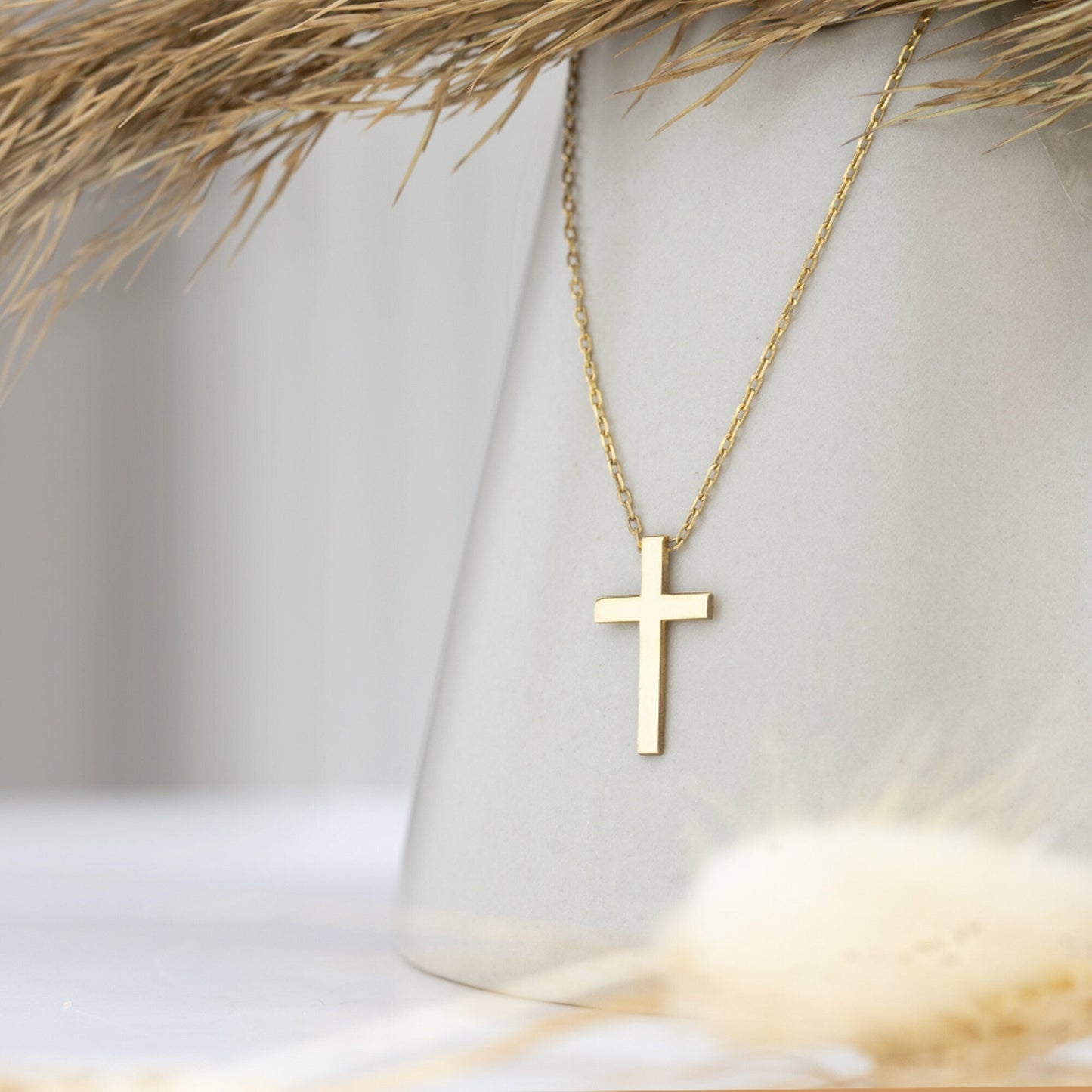 925 Sterling Silver Small Cross Necklace