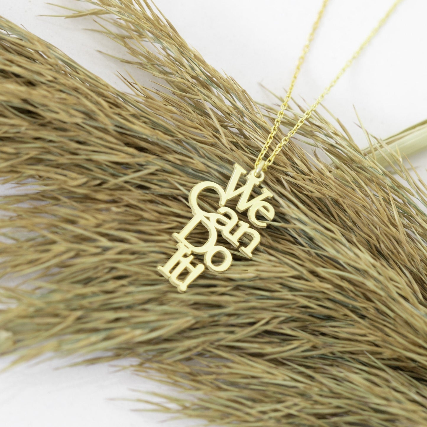 925 Sterling Silver We Can Do It! necklace