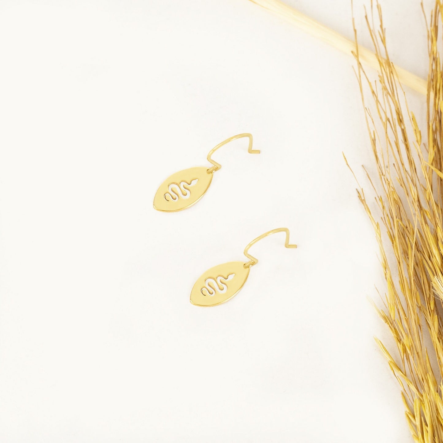 925 Sterling Silver Snake Dangle & Drop Earrings