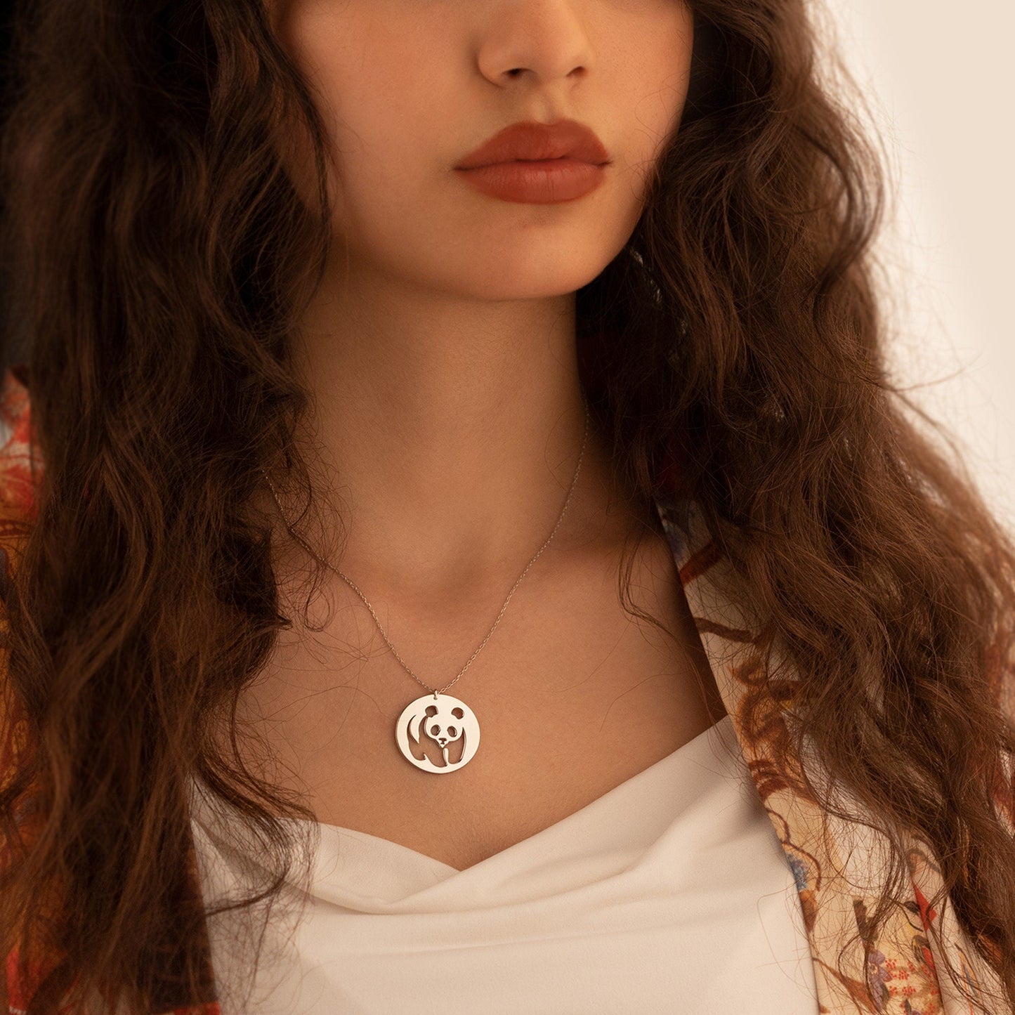 925 Sterling Silver Panda Necklace
