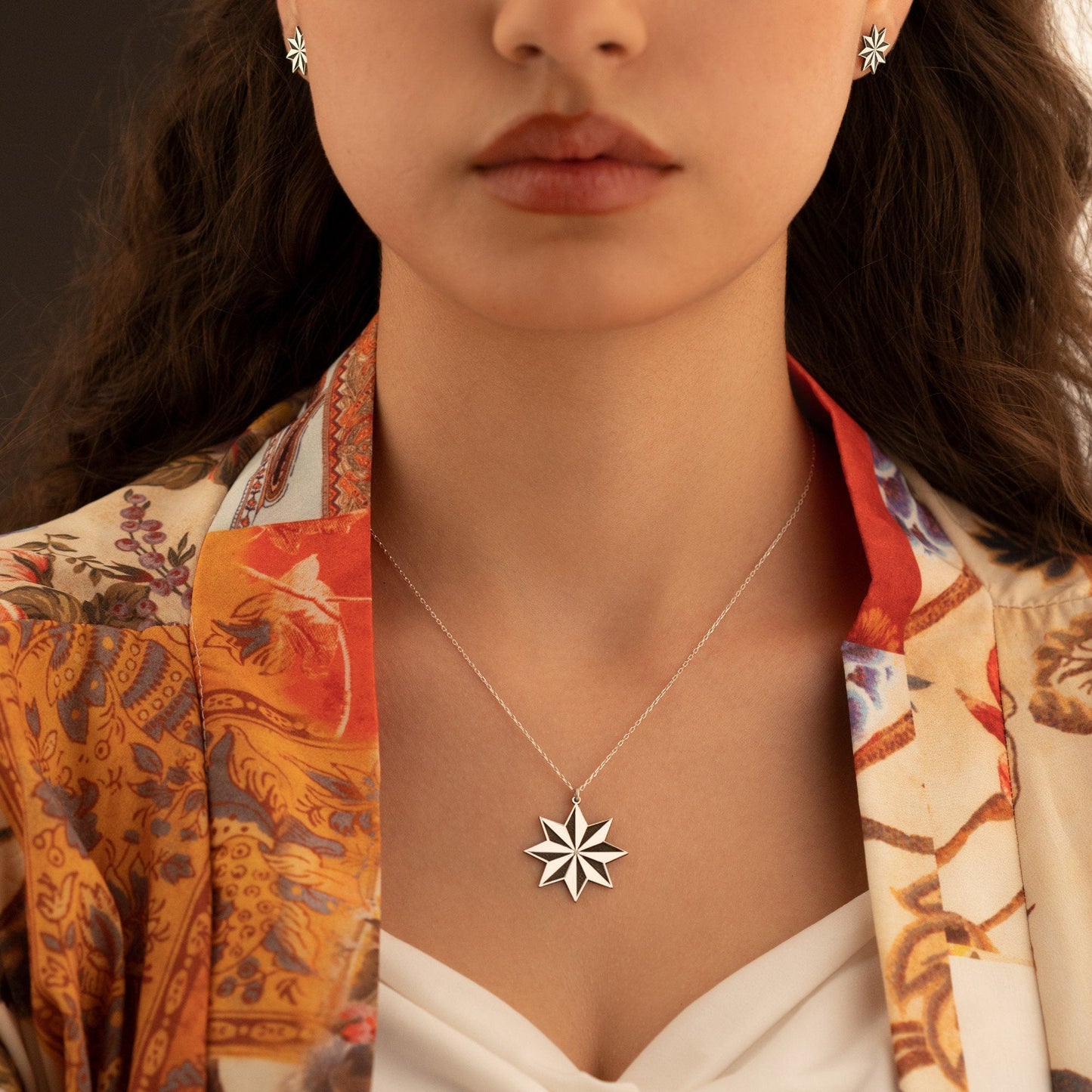 925 Sterling Silver Star Earrings for Women