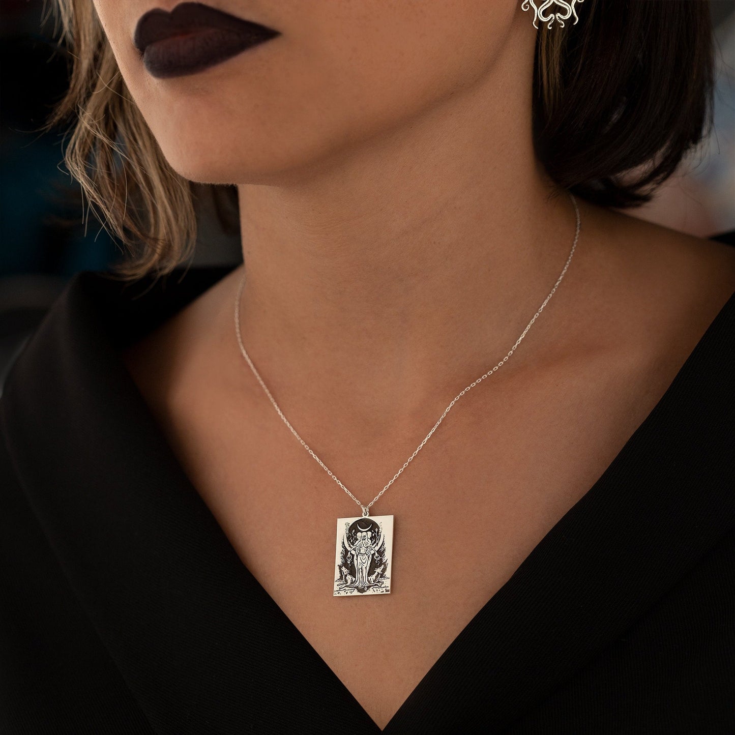 925 Sterling Silver Hecate Necklace