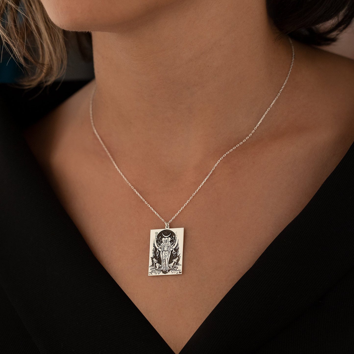 925 Sterling Silver Hecate Necklace