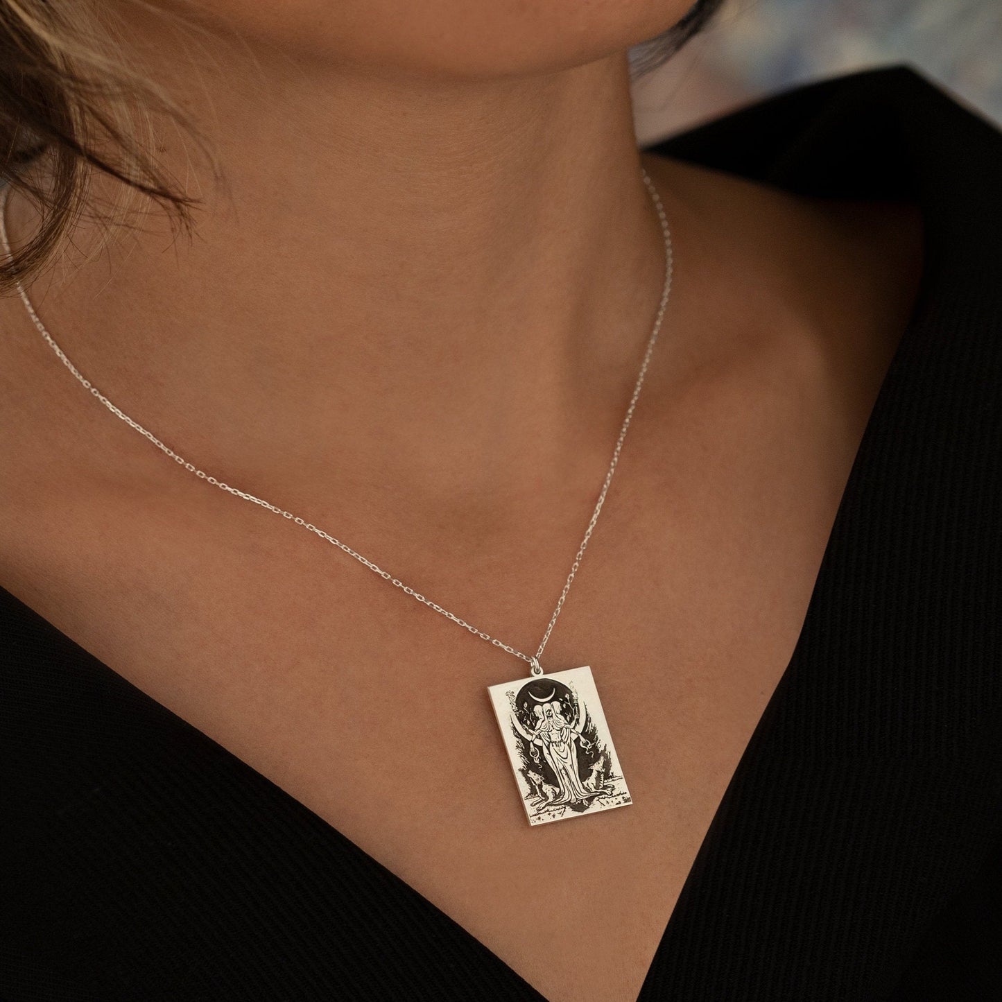 925 Sterling Silver Hecate Necklace