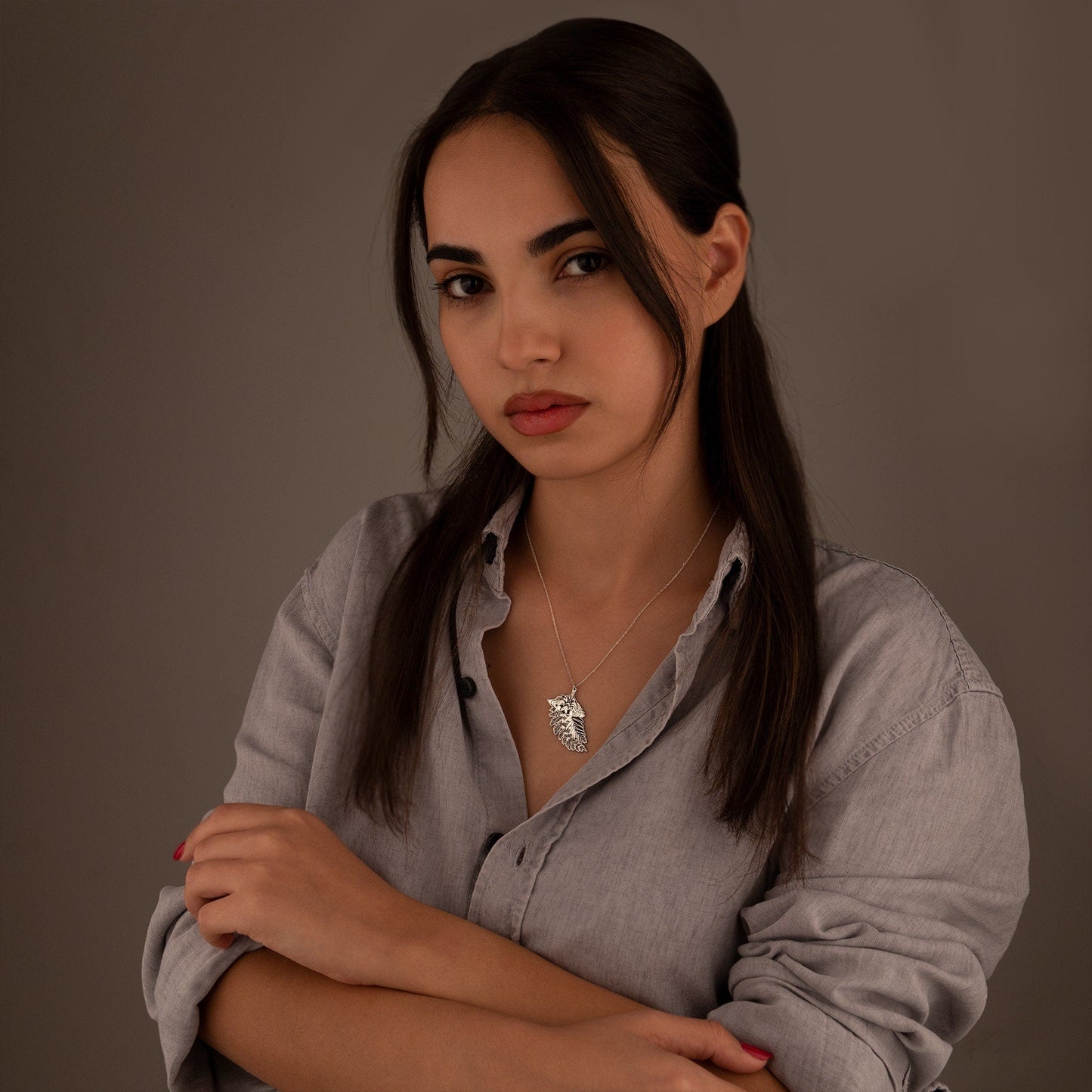 925 Ayar Gümüş Ellie Kolye