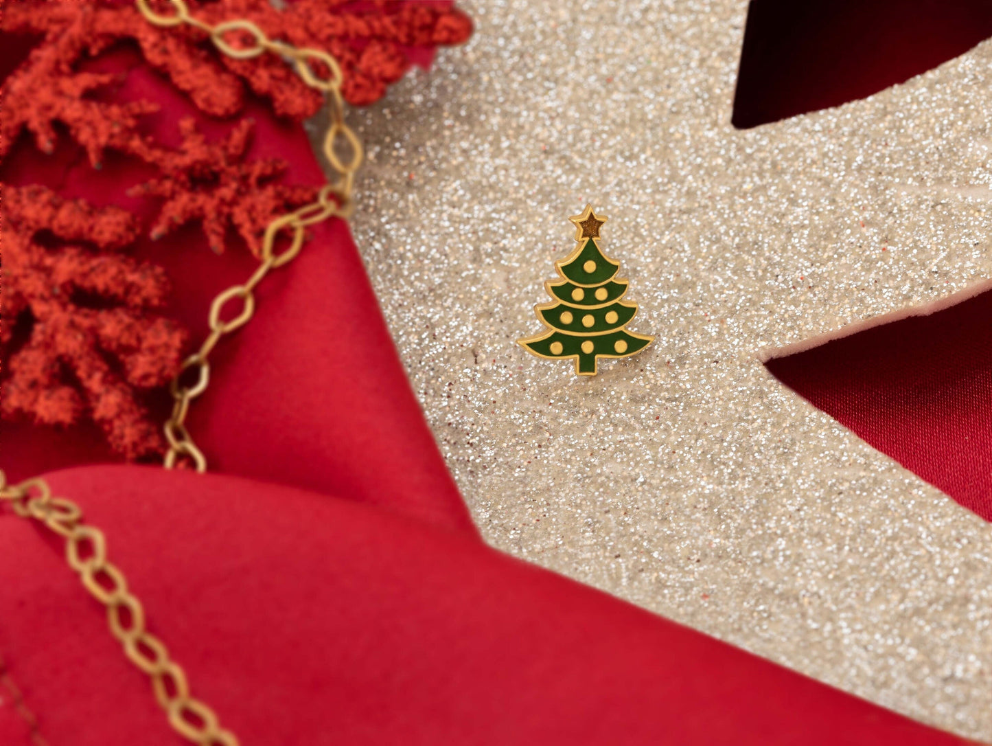 925 Sterling Silver Christmas Tree Earrings