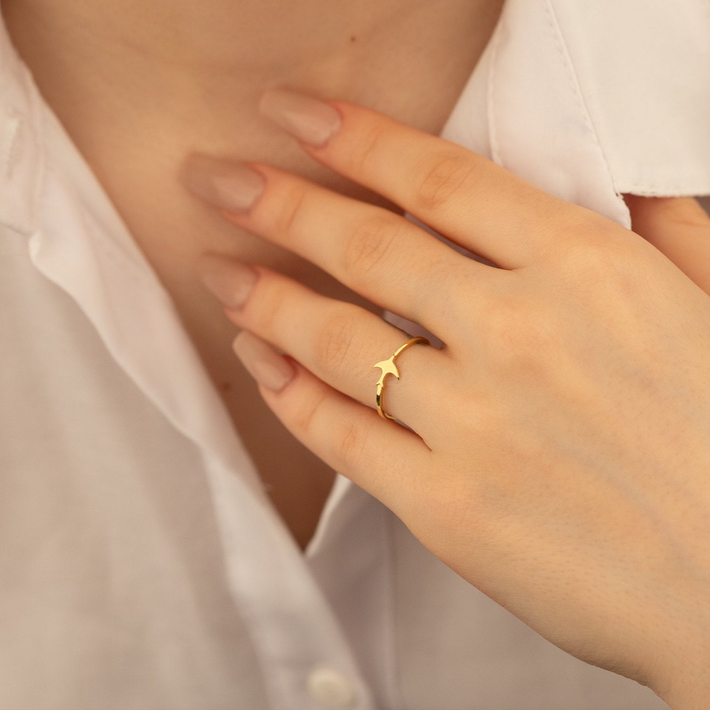 925 Sterling Silver Little Bird Ring