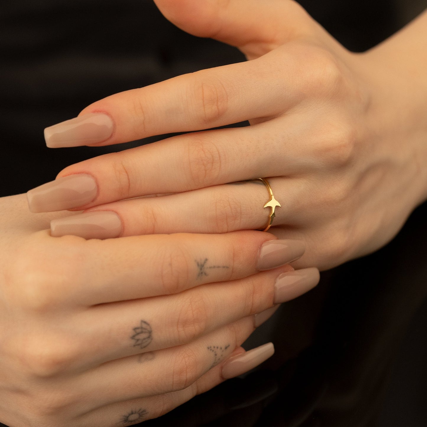 925 Sterling Silver Little Bird Ring