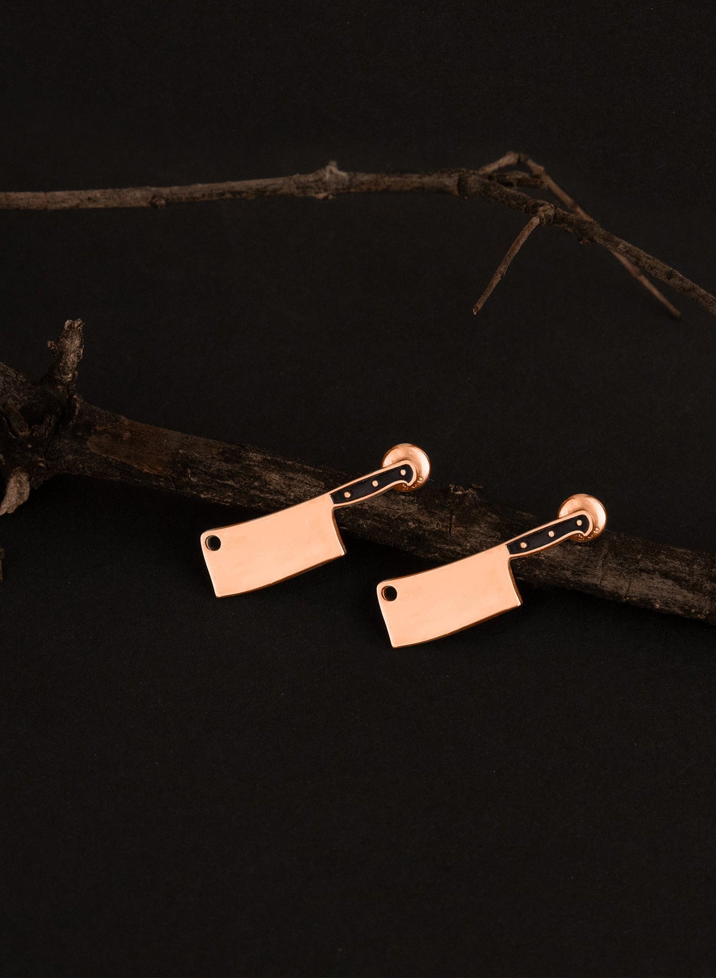 Knife Earrings - Bloody Axe Earrings - Axe Earrings - Halloween Jewelry