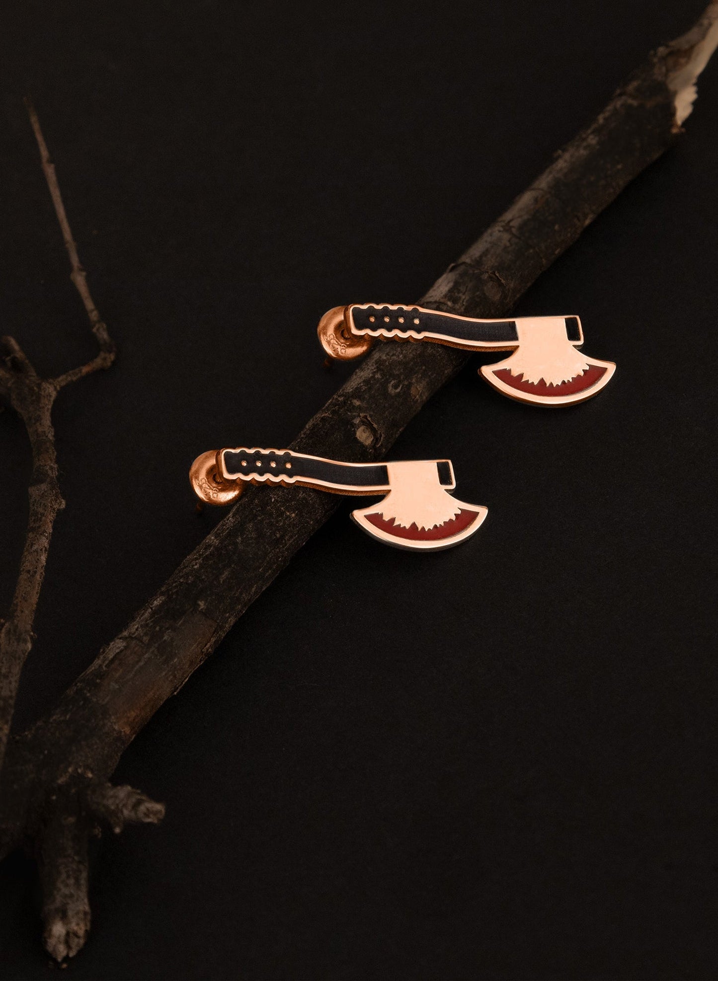 Knife Earrings - Bloody Axe Earrings - Axe Earrings - Halloween Jewelry