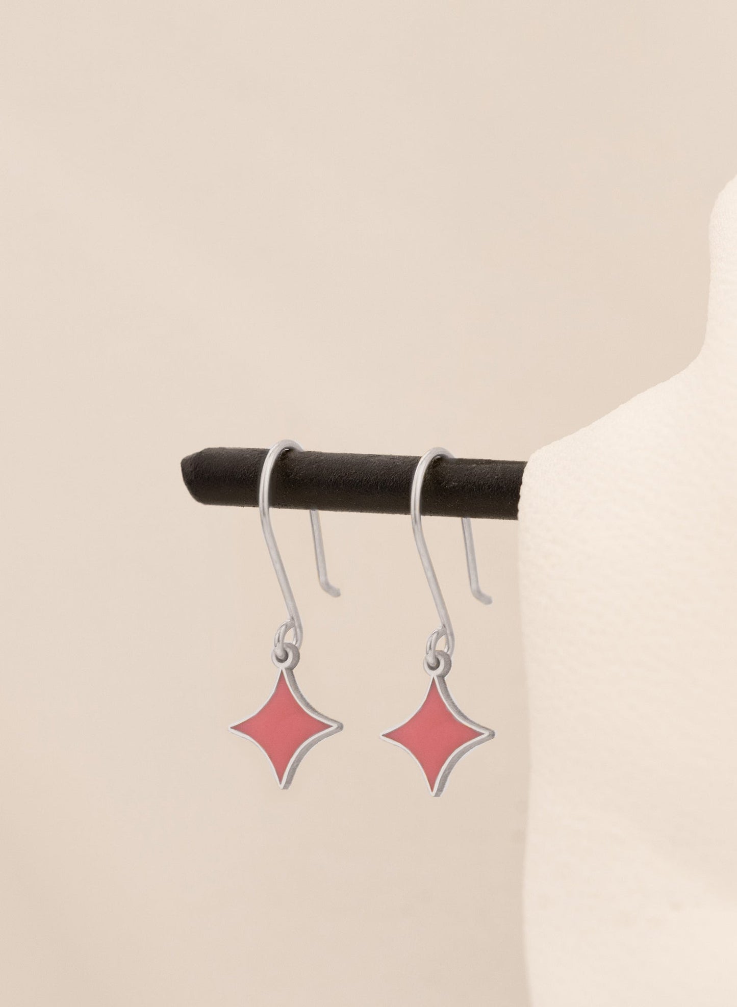 925 Sterling Silver Shining Star Earrings