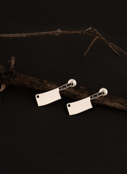 Knife Earrings - Bloody Axe Earrings - Axe Earrings - Halloween Jewelry