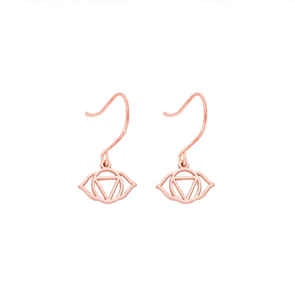 925 Sterling Silver Third Eye Chakra Earrings