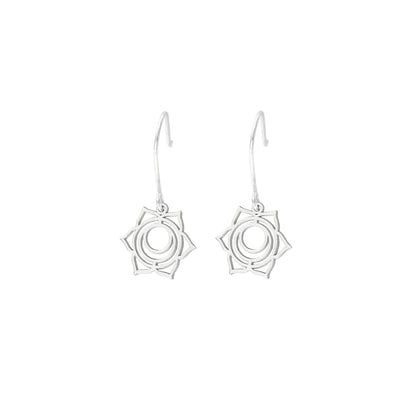 925 Sterling Silver Sacral Chakra Earrings