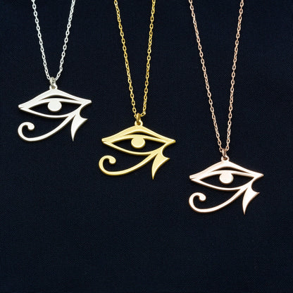 925 Sterling Silver The Eye of Ra Necklace