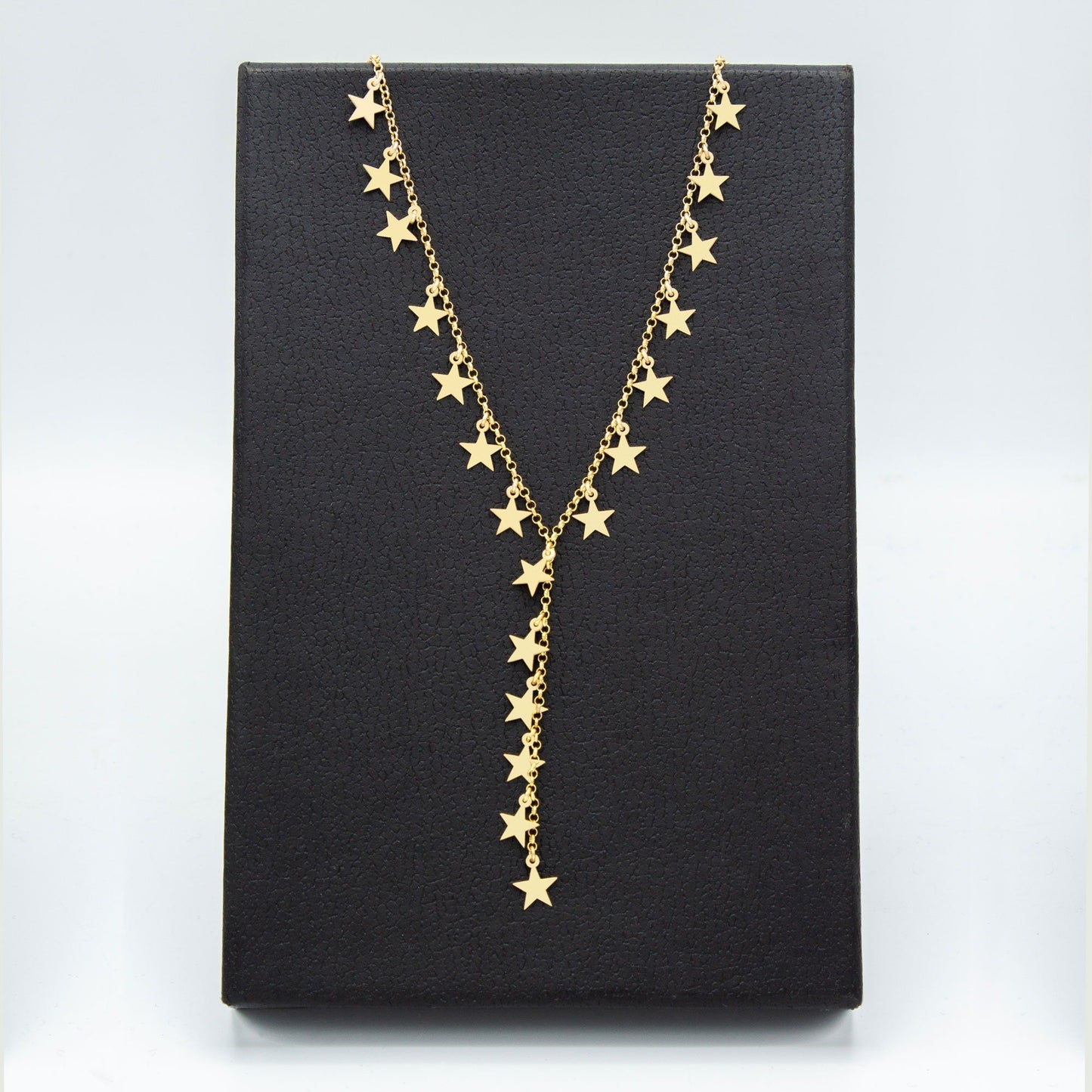 925 Sterling Silver Dangling Star Necklace