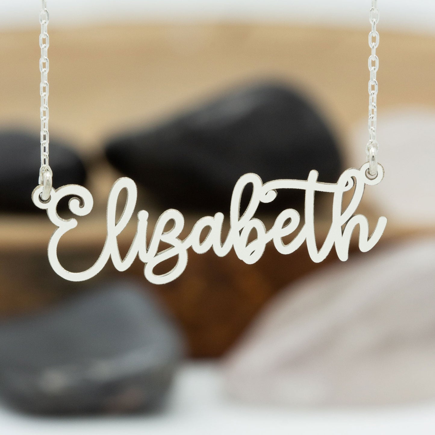 925 Sterling Silver Personalized Dainty Name Necklace
