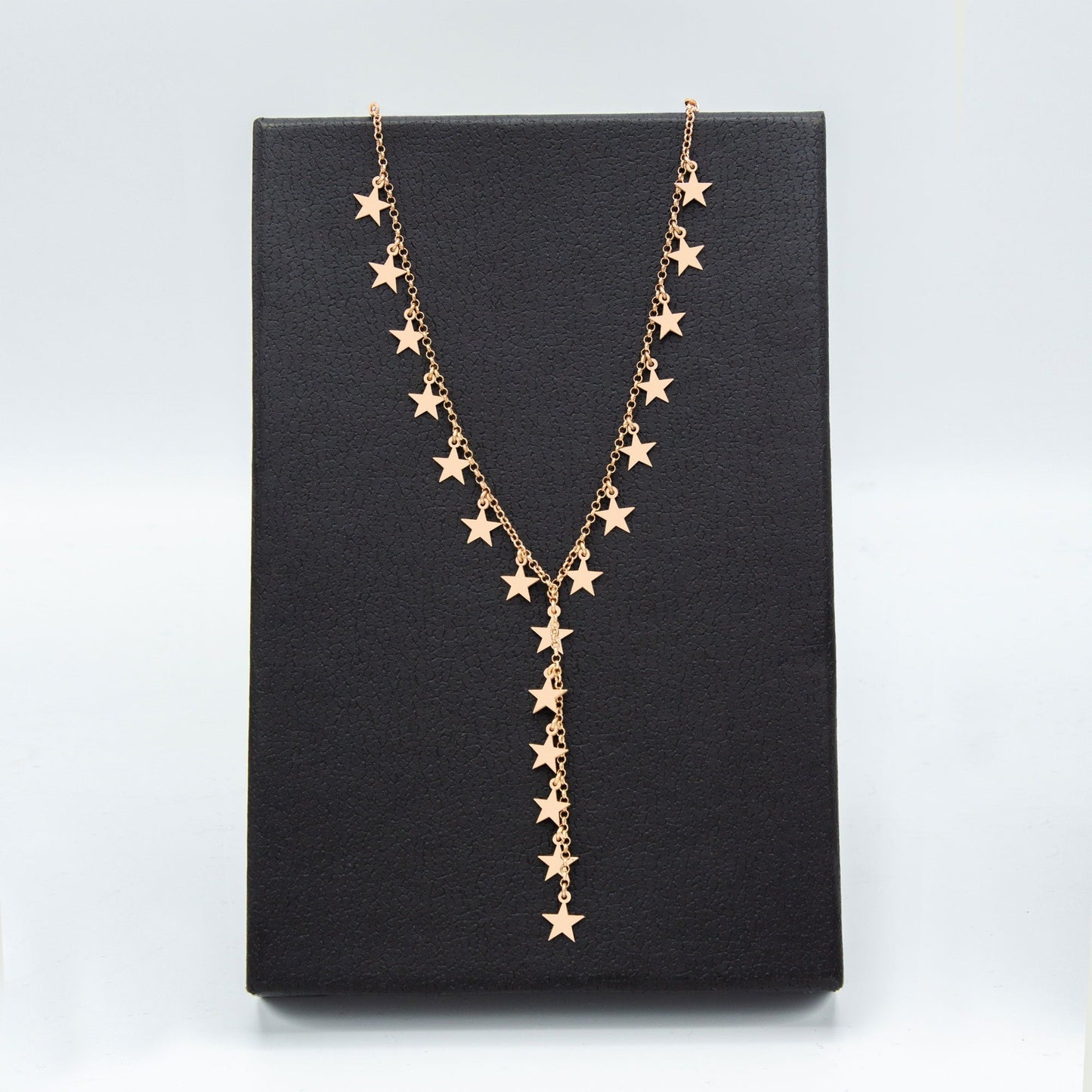 925 Sterling Silver Dangling Star Necklace