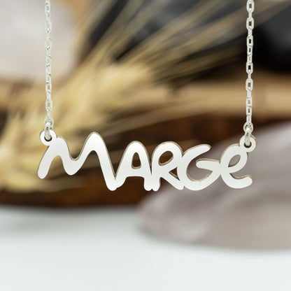 925 Sterling Silver Personalized Name Necklace