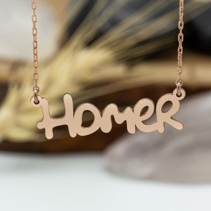 925 Sterling Silver Personalized Name Necklace