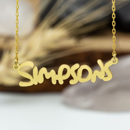 925 Sterling Silver Personalized Name Necklace