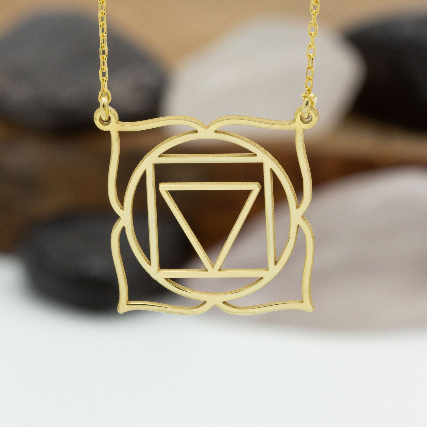 925 Sterling Silver Root Chakra Necklace