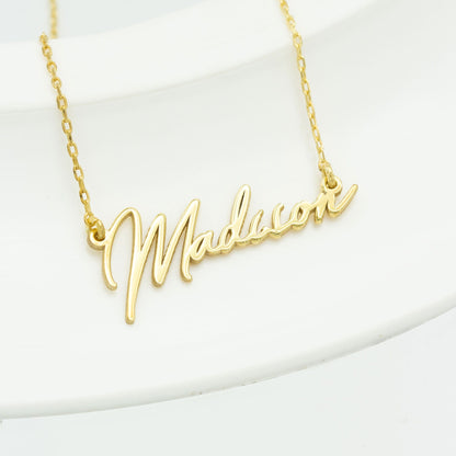 925 Sterling Silver Handmade Personalized Name Necklace