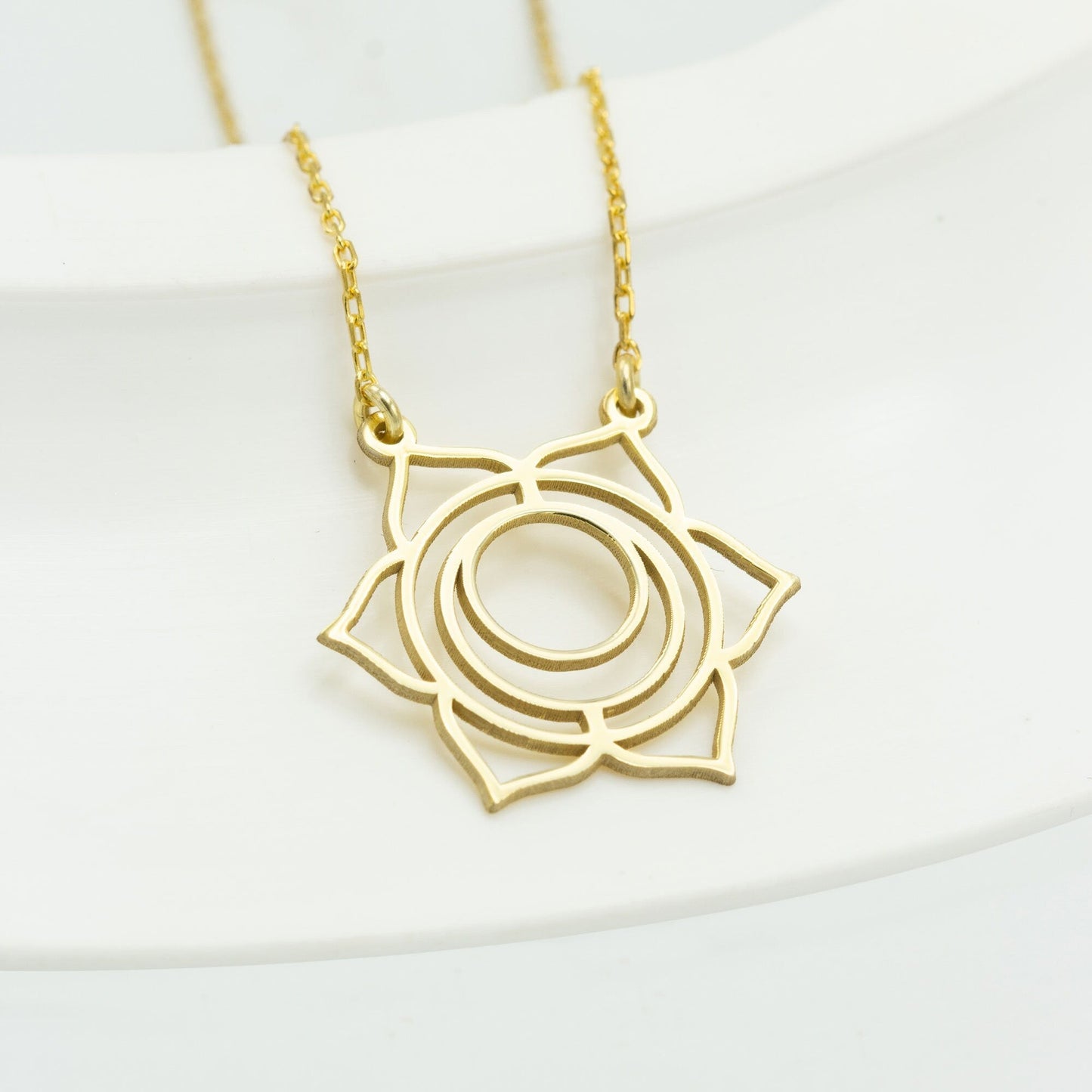 925 Sterling Silver Sacral Chakra Necklace