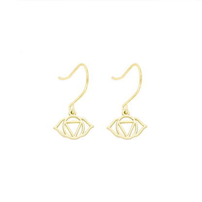 925 Sterling Silver Third Eye Chakra Earrings