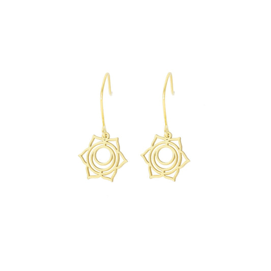 925 Sterling Silver Sacral Chakra Earrings